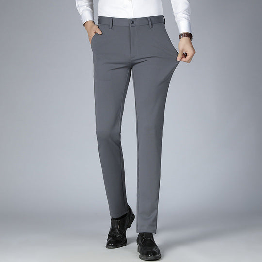 Herren elegante Anzughose mit schmalem Schnitt Shopnory