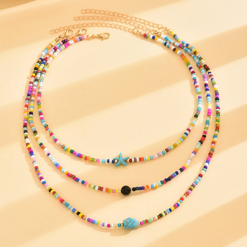 Böhmische Bunte Perlenkette | Shop Nory