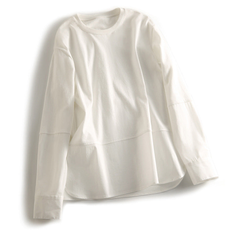 Damen Lässiges Langarmshirt Shop Nory
