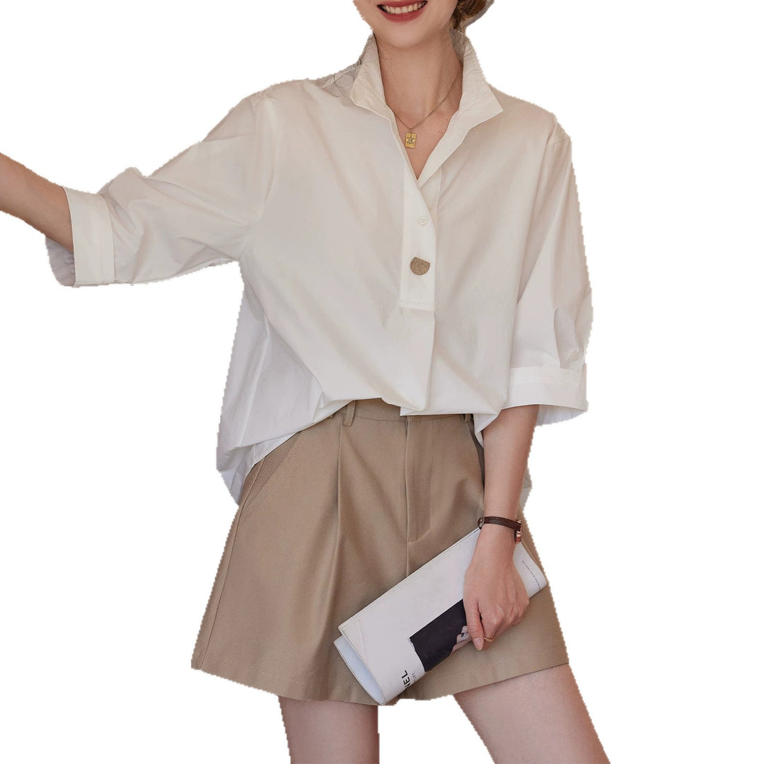 Damen Elegante und luftige Bluse mit modernem Schnitt Shop Nory
