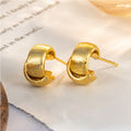Damen Ohrstecker in modernem, strukturierter Optik Shop Nory