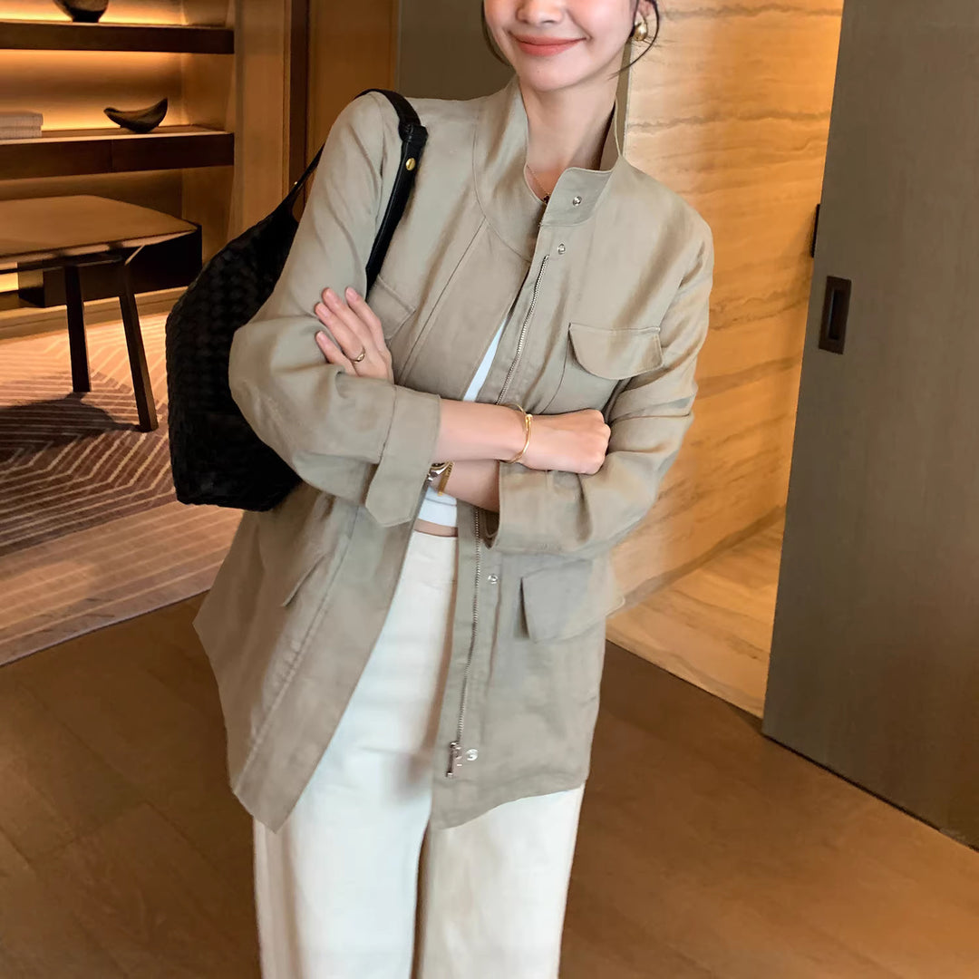 Damen Luftige Anzugjacke Shop Nory