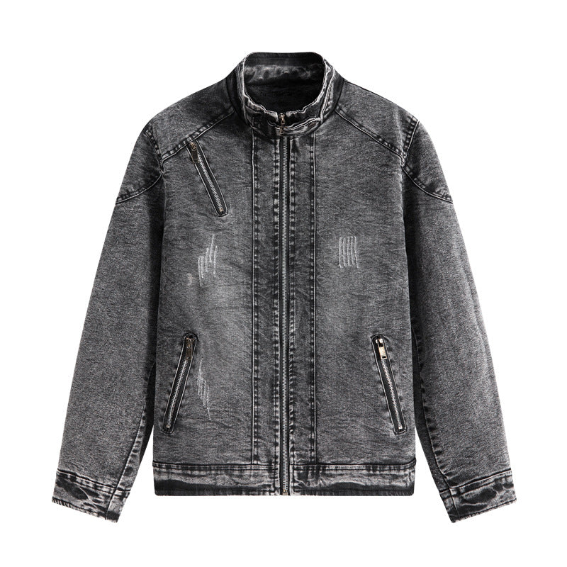 Herren Denimjacke mit Seitentaschen Shop Nory