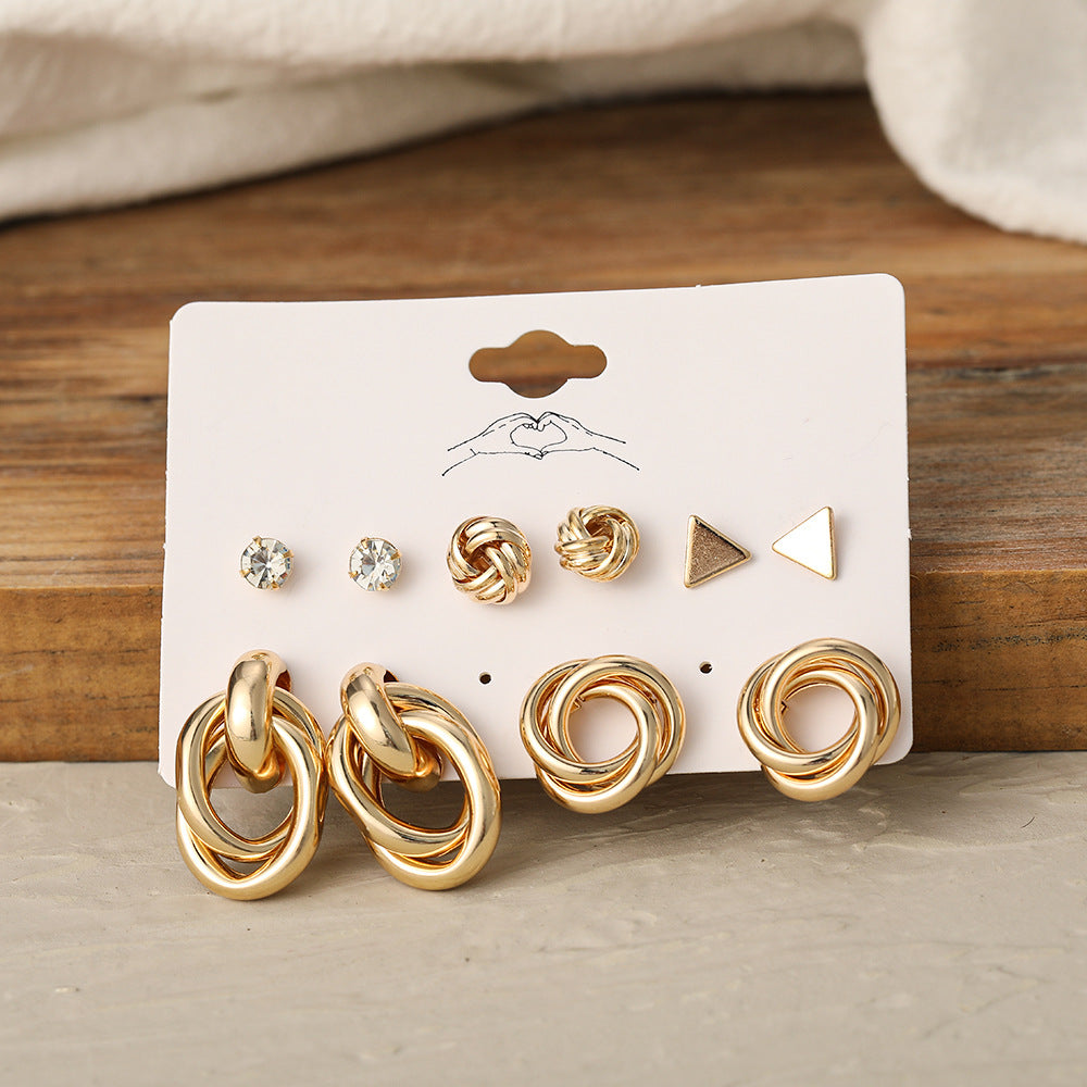 Damen Ohrstecker-Set mit eleganten und variierenden Designs Shop Nory