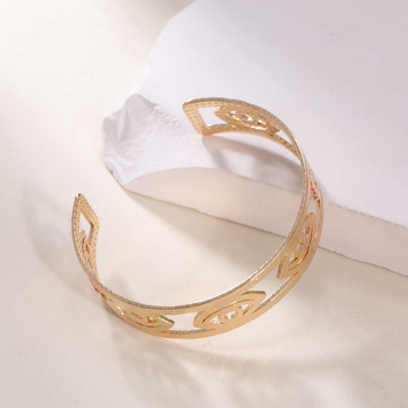 Damen Offener Armreif im modernen Bambusdesign Shop Nory