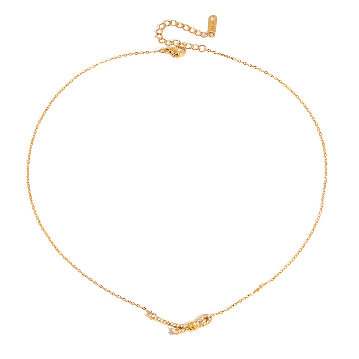 Damen Halskette mit wendigem Schmuckdesign aus hypoallergenem Edelstahl Shop Nory
