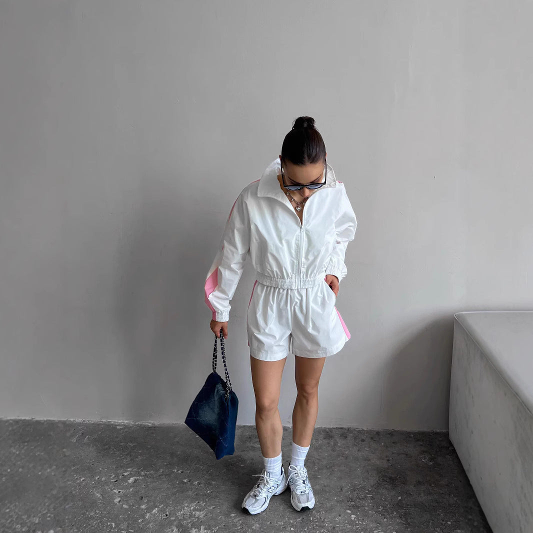 Damen Sportliche Kurzjacke mit elastischem Bund