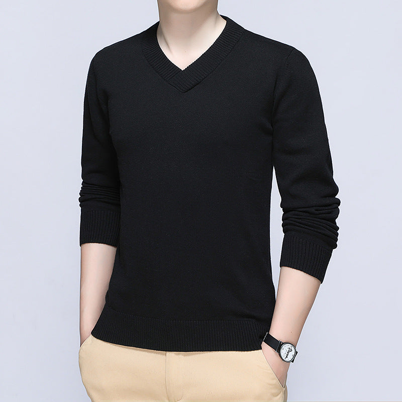 Herren Eleganter V-Ausschnitt Pullover Shop Nory