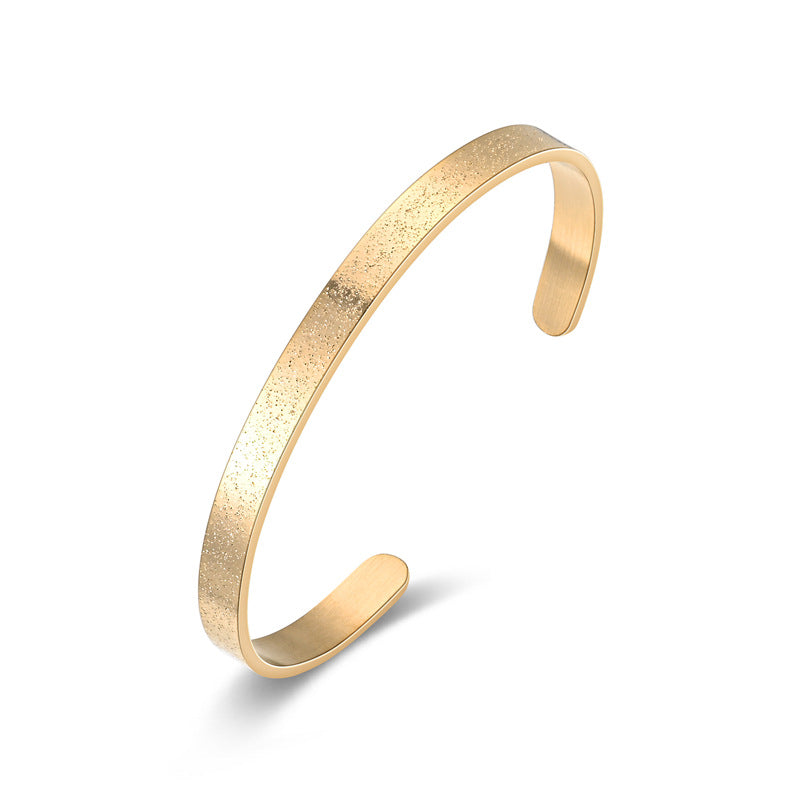 Damen eleganter Armreif mit funkelnder Oberflächenstruktur Shop Nory