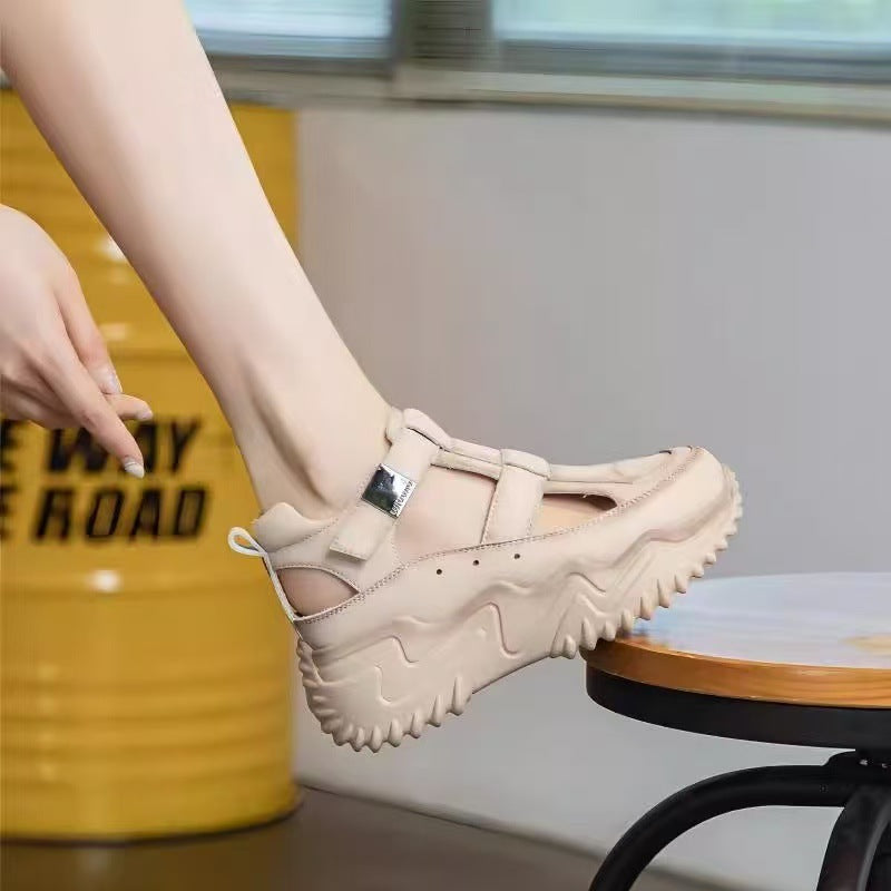 Damen Trendige Sandalen mit rutschfester Sohle und verstellbarem Riemensystem Shopnory