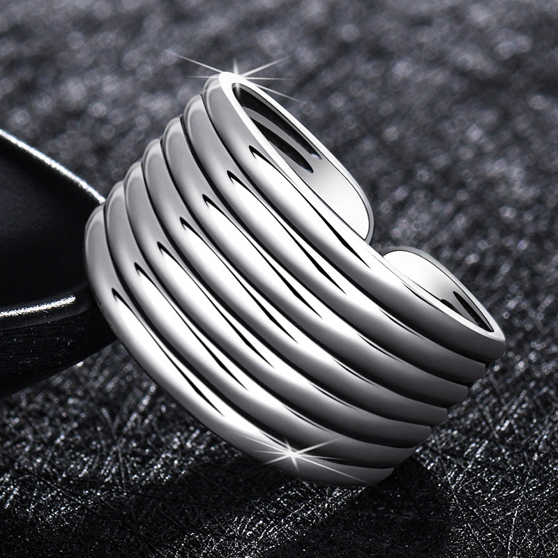 Damen Offener Ring mit kunstvollem Geldsymbol-Design Shop Nory