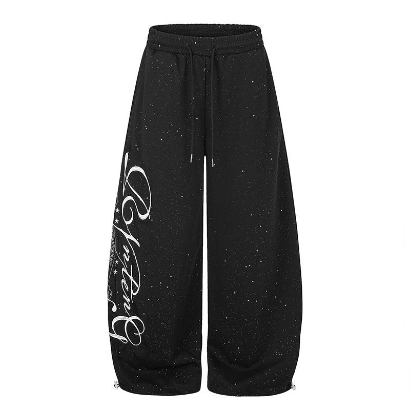 Damen Extraweite Palazzo-Sweathose mit Komfortbund und Glitzer-Detail Shop Nory