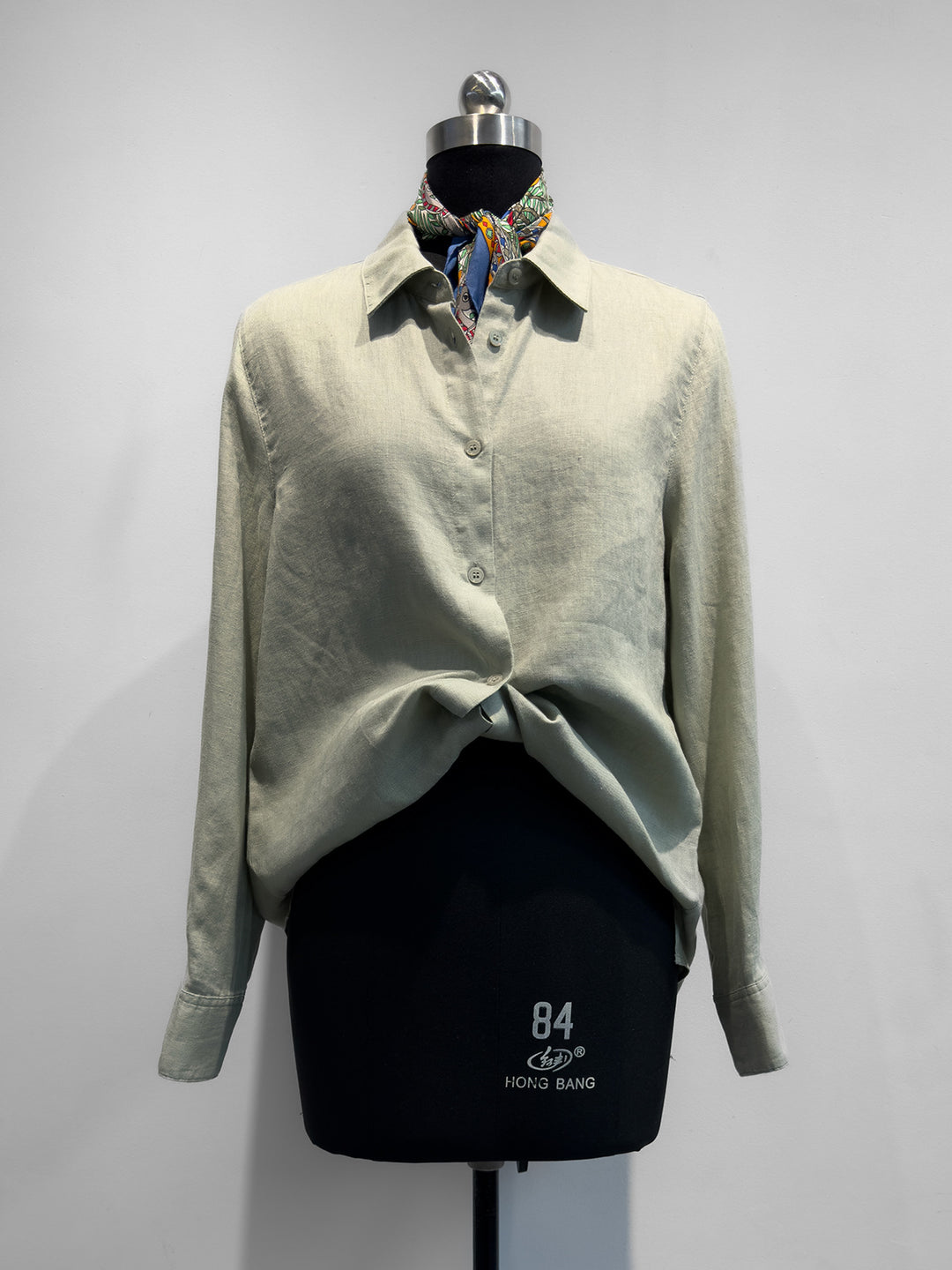 Damen Stylische Knopf-Down Leinenhemd Shop Nory