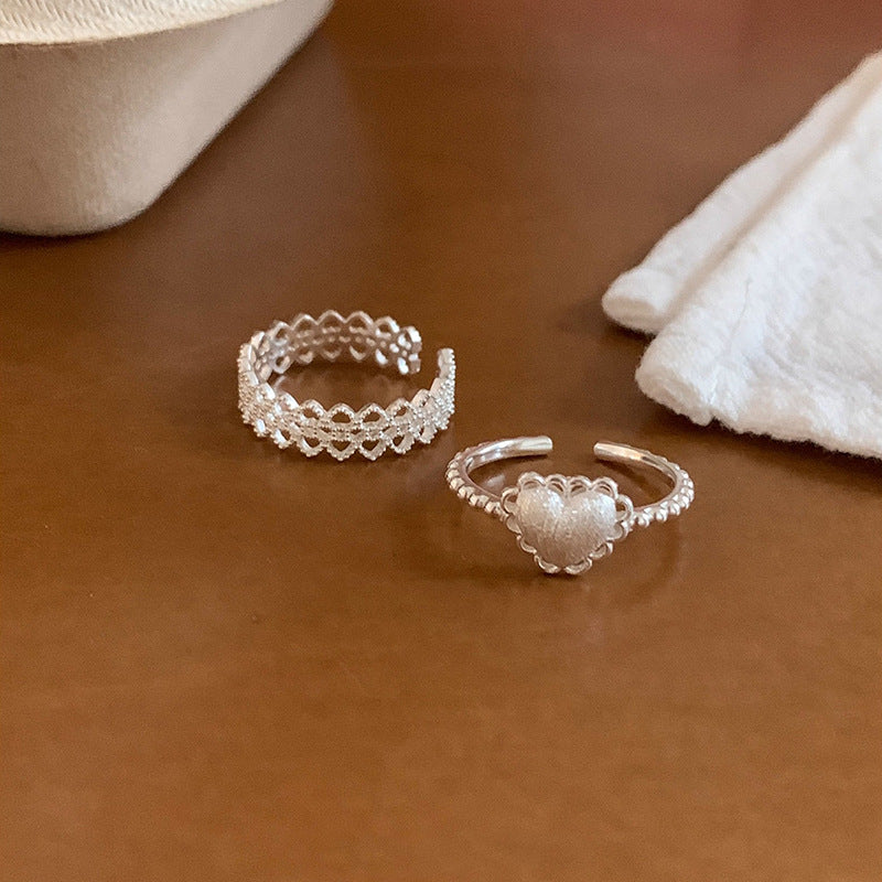 Damen filigraner Ring mit zarten Zirkonia-Akzenten Shop Nory