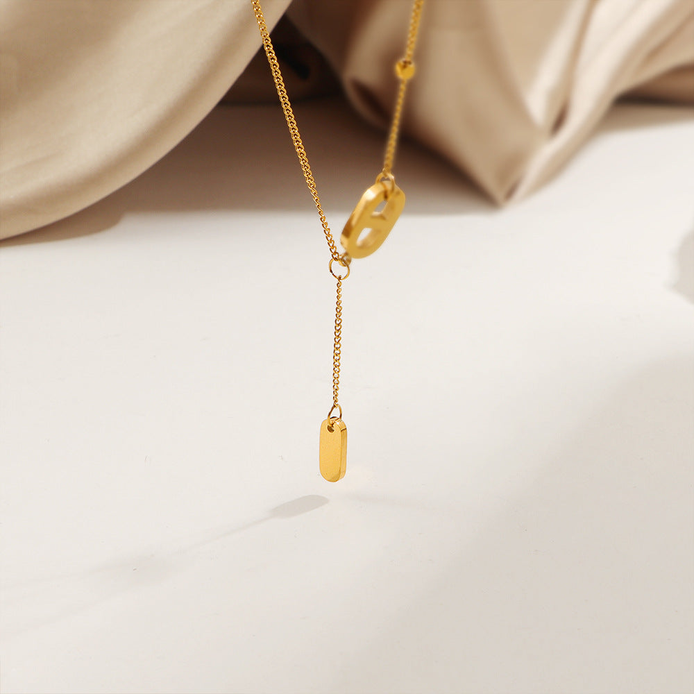 Frauen Minimalistische Schichtanhänger Halskette Shop Nory