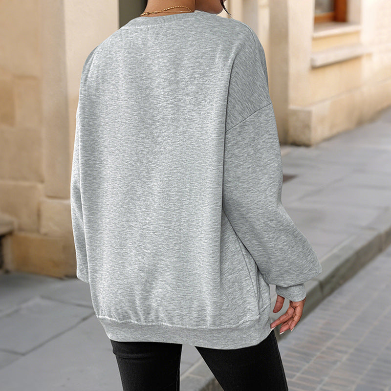 Damen Gefüttertes Cropped-Sweatshirt mit Fleece-Innenfutter und überschnittener Schulter Shop Nory