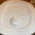 Damen Halsband mit filigranem Blumenmotiv Shop Nory