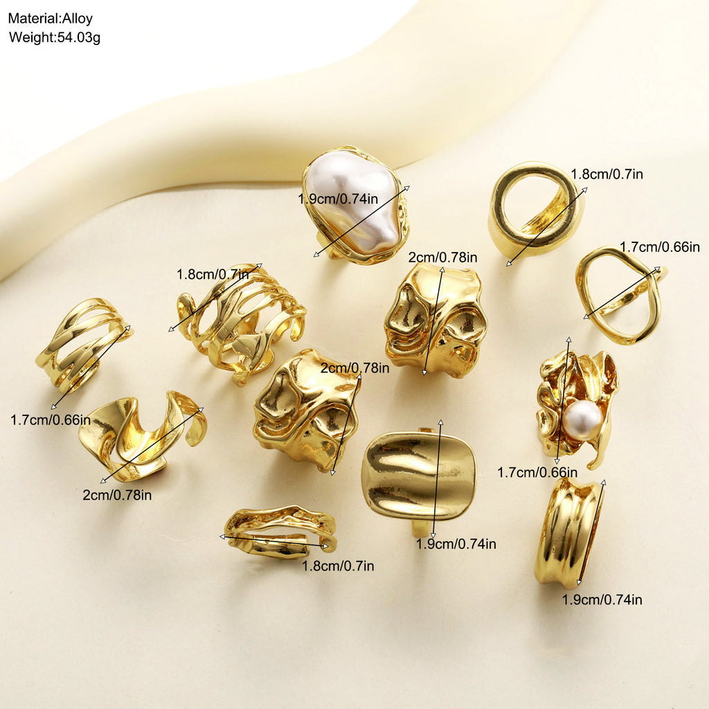 Damen Ring-Set mit kunstvollen und skulpturalen Designs Shop Nory