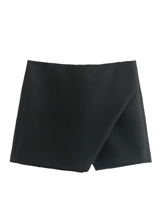 Damen modische Wickel-Shorts aus hochwertigem, elastischem Material