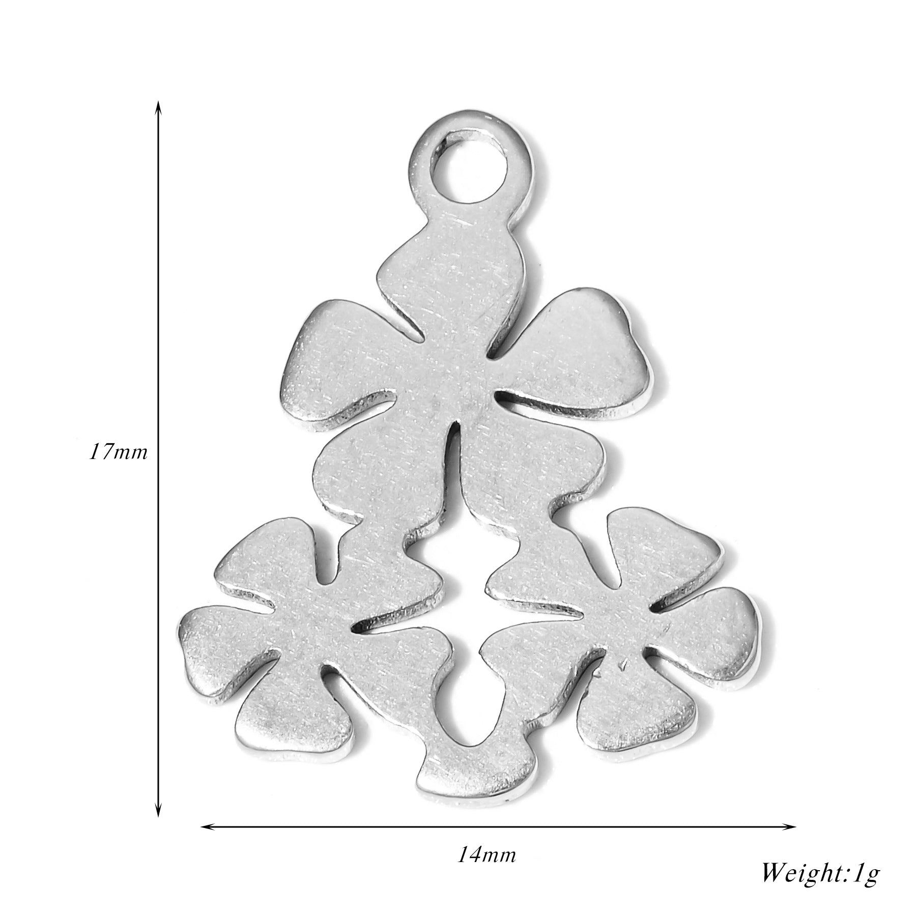 Damen Schmuckanhänger in Form einer filigranen Blüte aus hochwertigem Metall Shop Nory