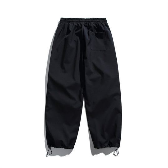 Unisex Technische Cargo-Joggerhose mit elastischem Bund, Reißverschlusstasche und Kordelzug Shop Nory