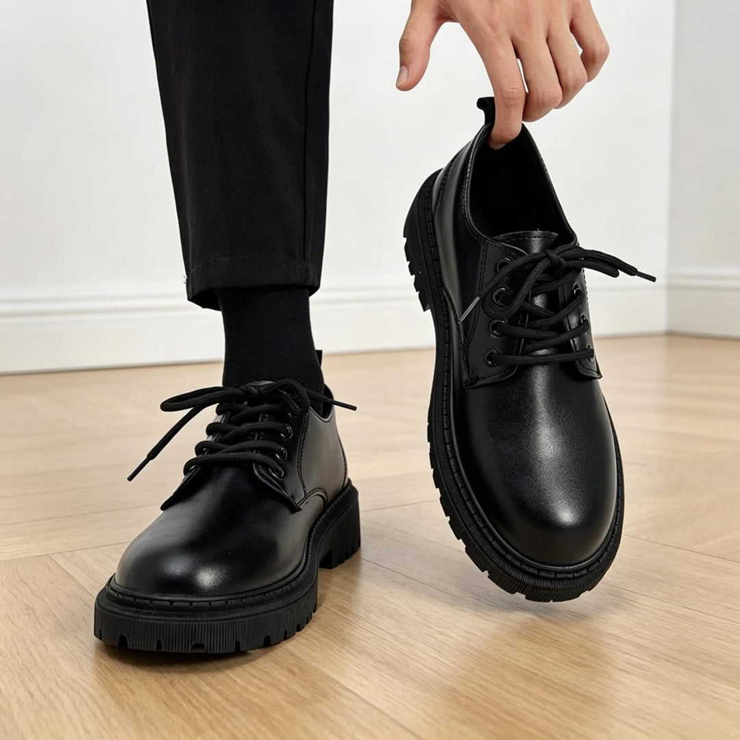 Herren Stilvolle Leder Schnürschuhe Shop Nory