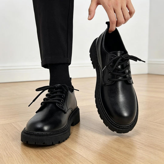Herren Stilvolle Leder Schnürschuhe Shop Nory