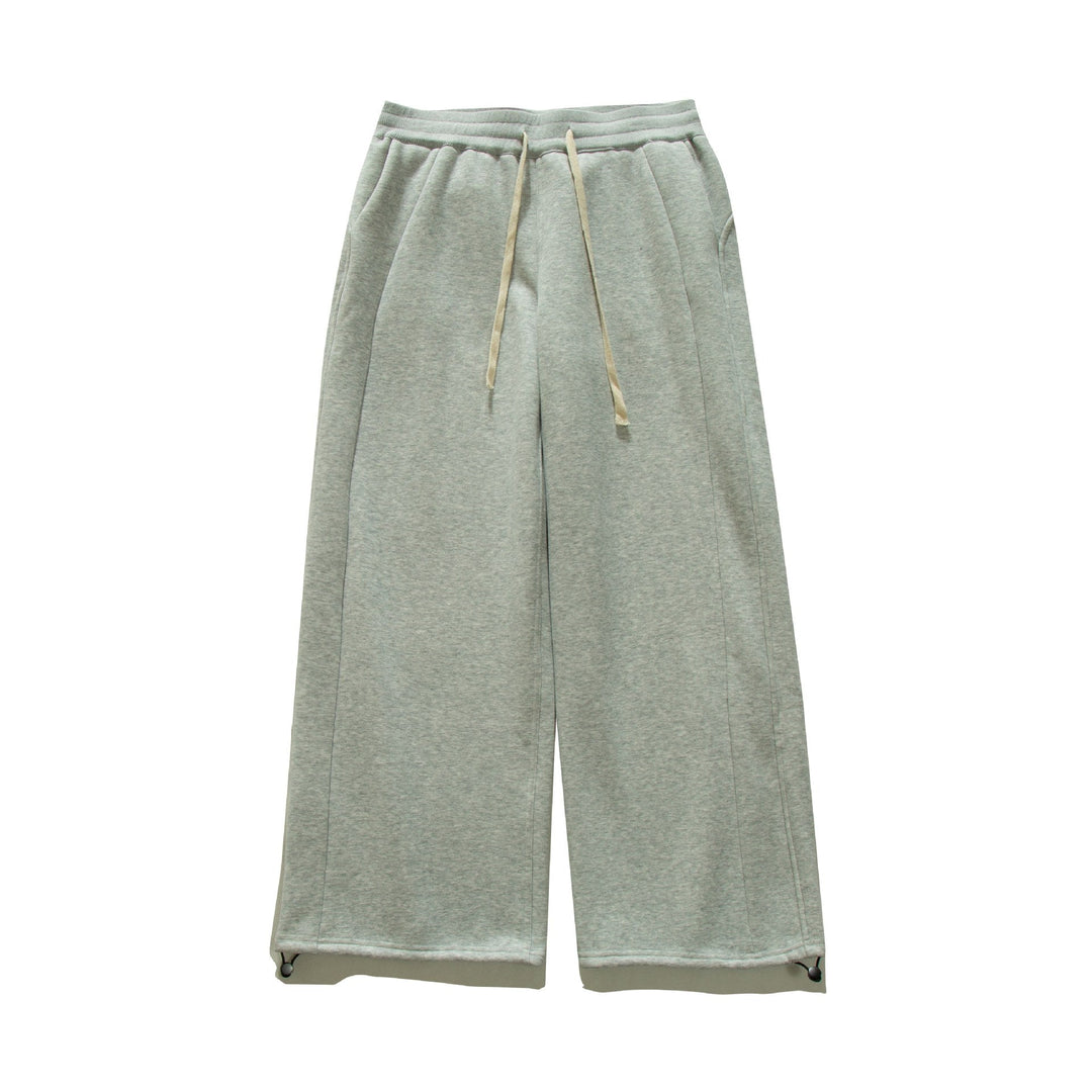 Damen Weite Sweat-Culotte mit Kordelzug, Ziernähten und verstellbarem Saum Shop Nory