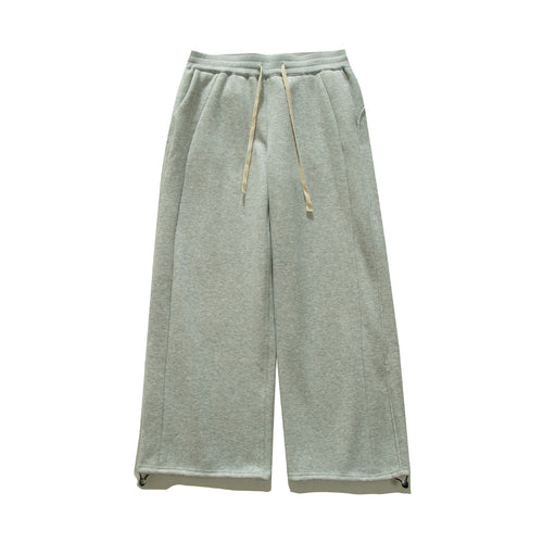 Damen Weite Sweat-Culotte mit Kordelzug, Ziernähten und verstellbarem Saum Shop Nory