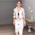 Damen modische Jacke und Rock Set