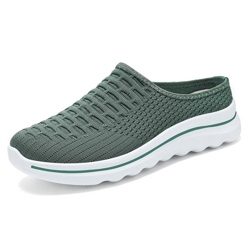 Damen Bequeme Slip-On Clogs mit atmungsaktiver Netzstruktur Shopnory
