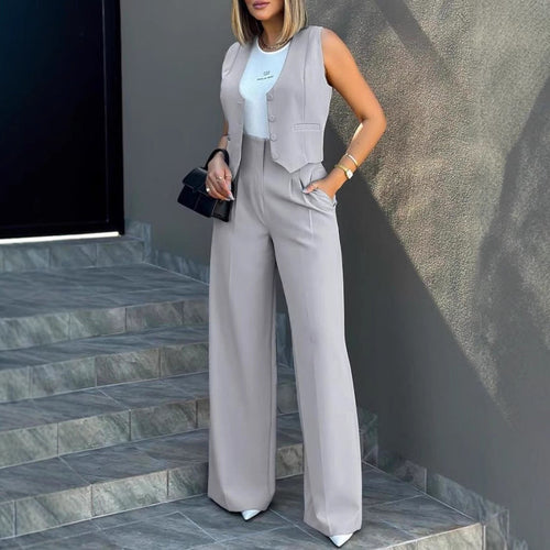 Damen Elegantes und modernes Zweiteiler Ensemble
