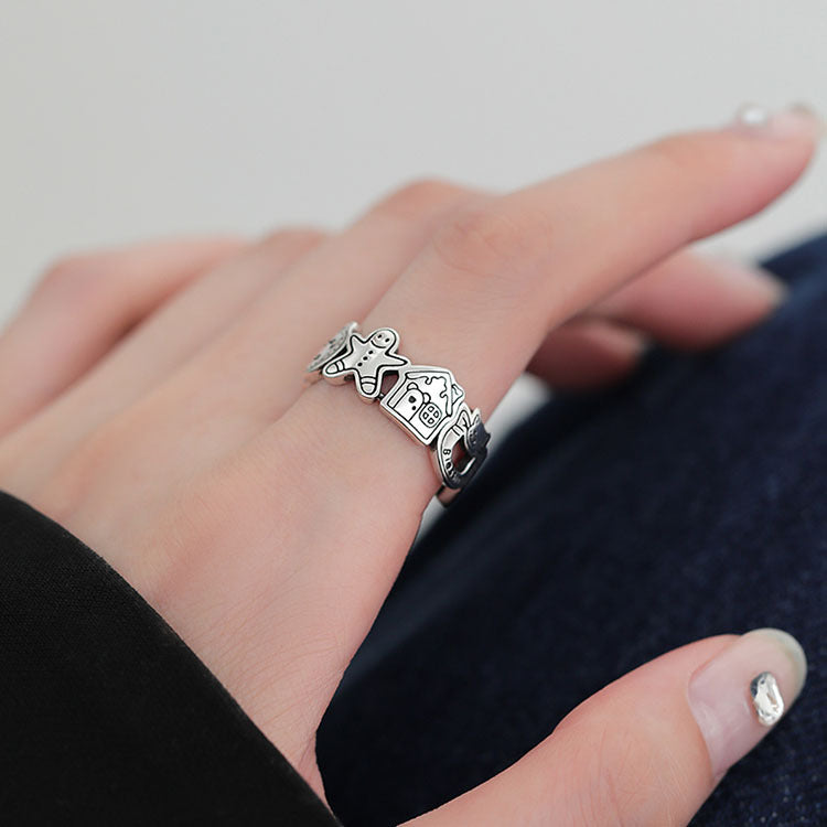 Damen Verspielter Ring mit kreativem Design und charmanten Motiven Shop Nory