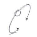 Damen Offenes Armband mit kunstvollem Knoten-Detail Shop Nory