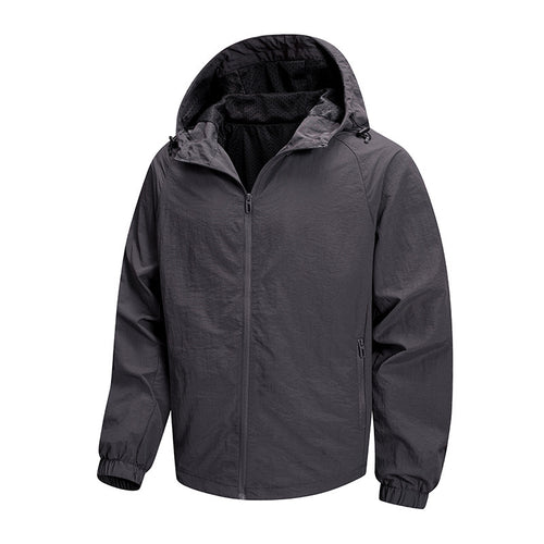Herren Ultraleichte Packbare Kapuzenjacke mit atmungsaktivem Mesh‑Futter Shop Nory
