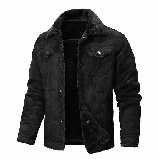 Herren Wildlederoptik Jacke Shop Nory