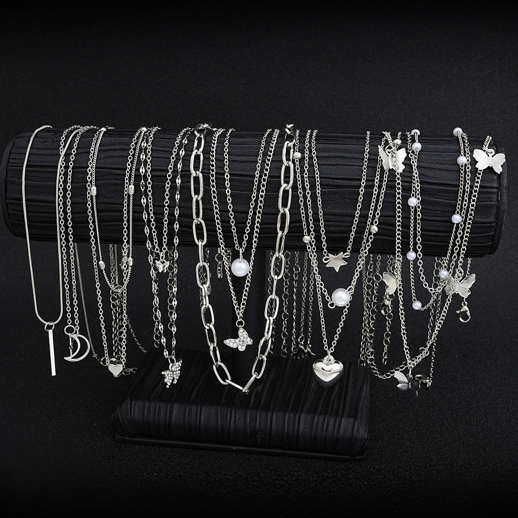 Damen Halsketten-Set mit vielfältigen Anhängern und modernen Designs Shop Nory