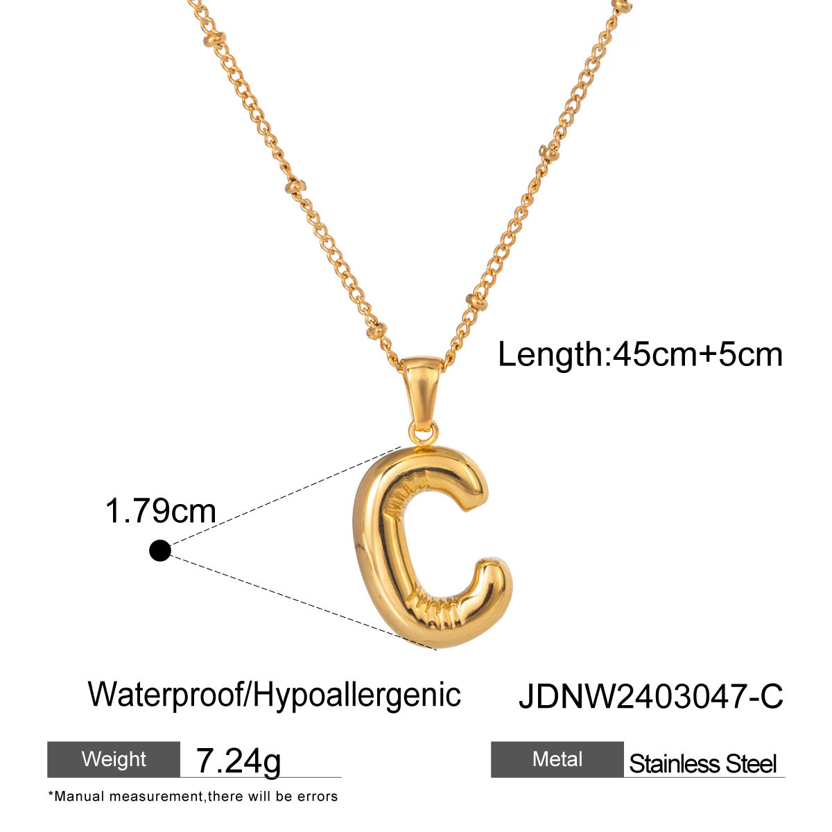 Damen Halskette mit persönlichem Z-Anhänger aus hochwertigem Edelstahl Shop Nory