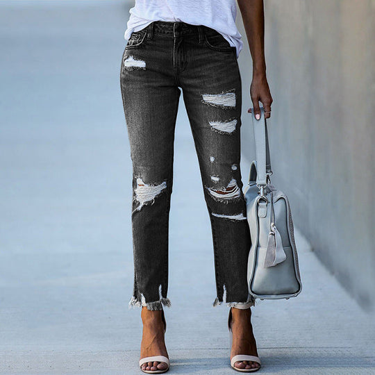 Damen destroyed Mom-Jeans