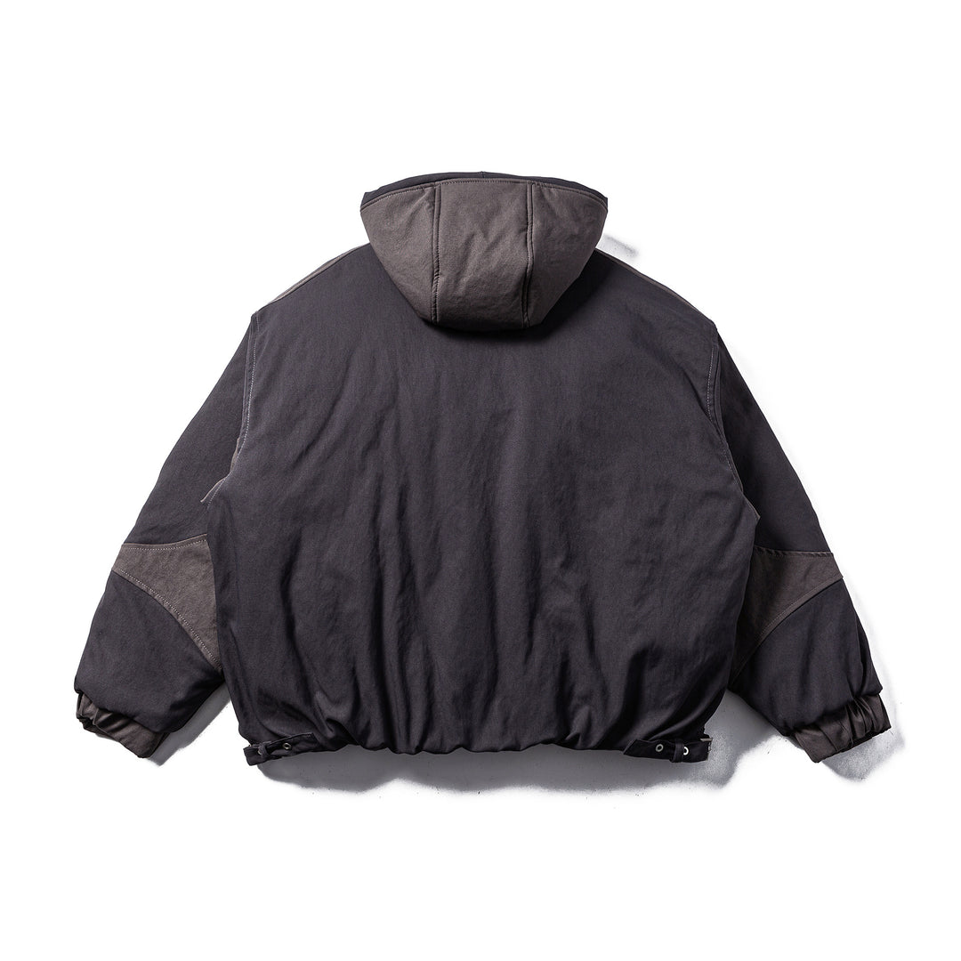 Herren Gepolsterte Stepp-Hoodie-Jacke mit Utility-Taschen Shop Nory