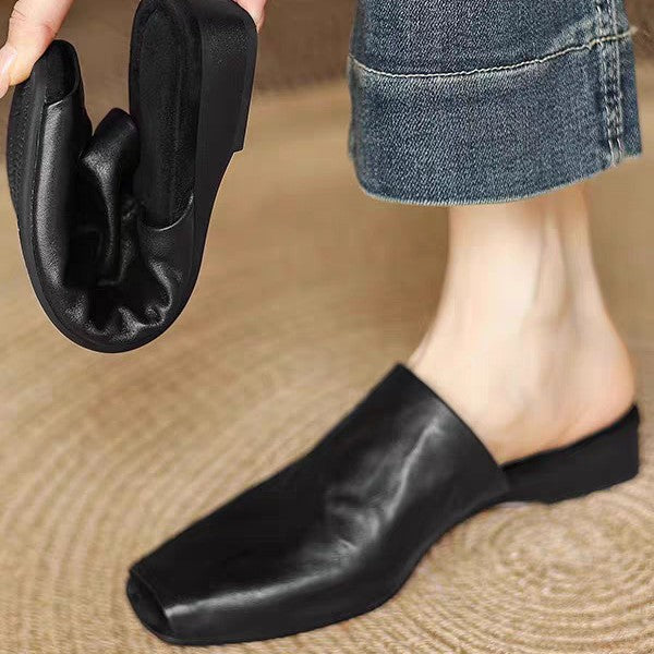 Damen Elegante Slipper aus weichem Leder mit innovativer Sohlenkonstruktion Shopnory