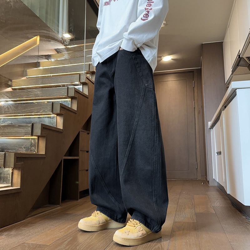 Damen Weitgeschnittene Denim-Hose Shop Nory