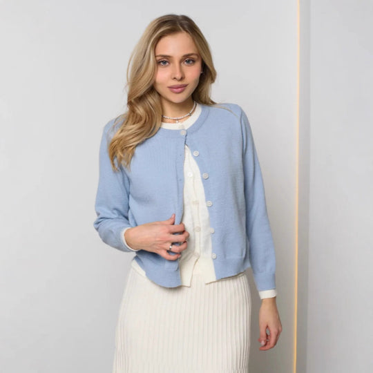Damen Eleganter Cardigan mit Knopfdetails Shop Nory