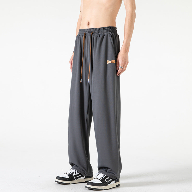 Herren Lounge-Jogginghose im Oversize-Straßenstil mit extra weitem Bein und Kordelzug Shop Nory