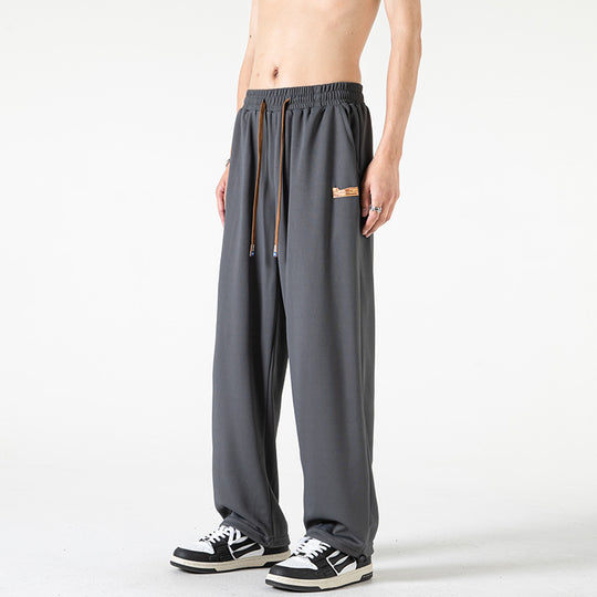 Herren Lounge-Jogginghose im Oversize-Straßenstil mit extra weitem Bein und Kordelzug Shop Nory