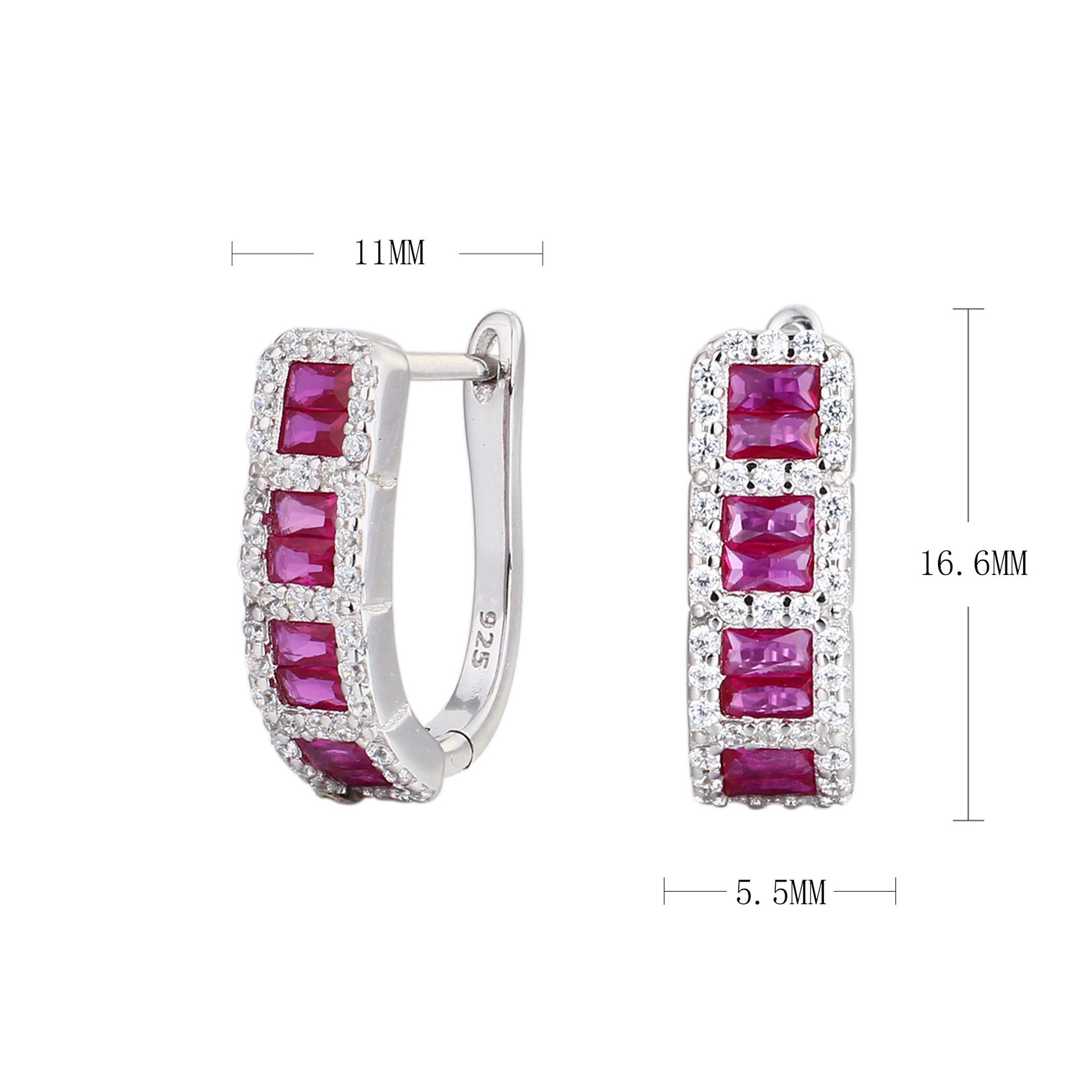 Damen Ohrhänger mit funkelndem Zirkon-Arrangement und elegantem Design Shop Nory