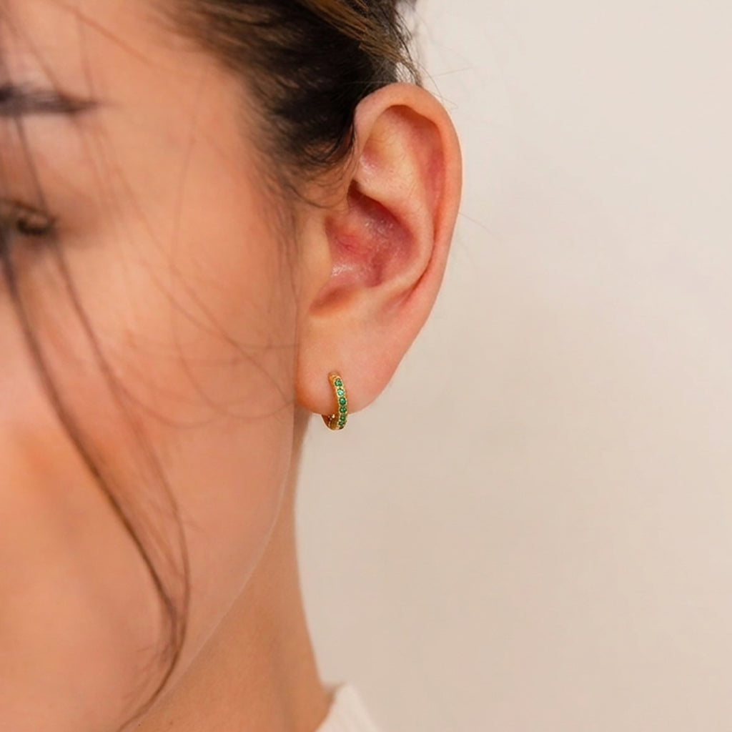 Damen Ohrhänger mit funkelnden Zirkonia und elegantem Design Shop Nory