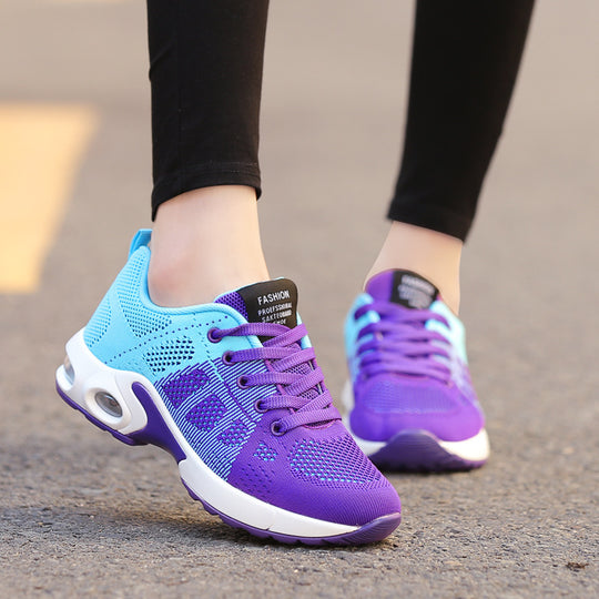 Damen atmungsaktive Strick-Sneaker mit Luftkammer-Zwischensohle und gepolstertem Einstieg Shop Nory