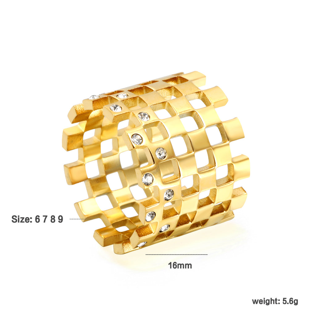 Damen Verstellbarer Ring mit einem eleganten türkisen Steindetail Shop Nory