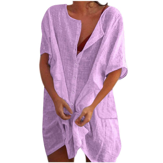 Damen lässiges Strandkleid